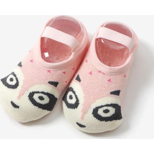 Children Elk Bear Owl Elastic Strap Low Cut Anti-Slip Breathable Cotton Socks