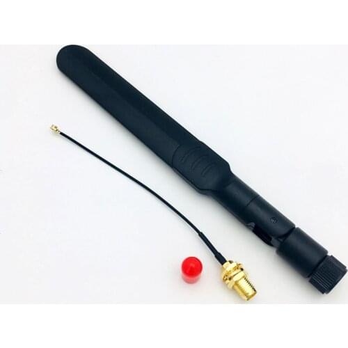 Antenna 2.4G / 5.8G 8dBi Dual Band Antenna RP-SMA Male Connector Wi-fi Router + 10cm PCI U.FL IPEX to SMA Male Tail Cable