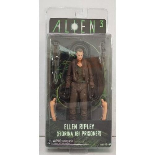7 Inches NECA Aliens Series 12 Lt. Ellen Ripley Bomber Jacket 7" PVC Action Figure Model Collection Toy Gift With Original Box