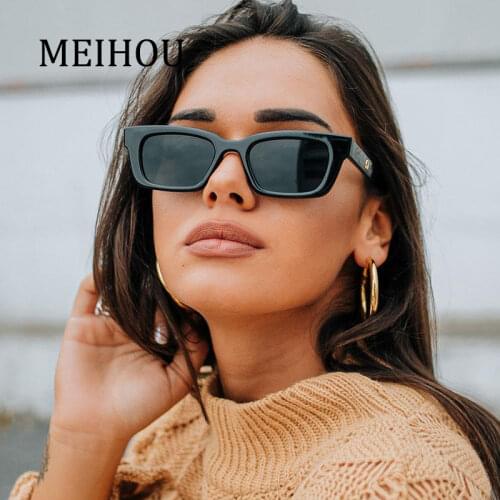 New Vintage Rectangle Women Sunglasses 2021 Brand Designer Retro Lady Eyeglass small Sun Glasses Female Style UV400 Oculos