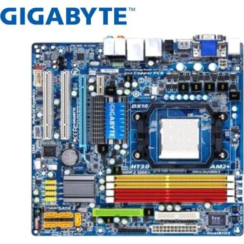 Gigabyte GA-MA78GM-US2H original motherboard for AMD Socket AM2 AM2+ AM3 DDR2 MA78GM-US2H 16GB USED desktop motherboard
