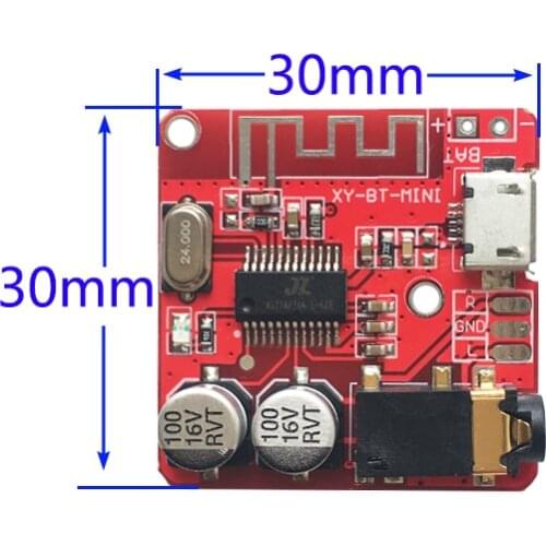 Bluetooth Audio Receiver board Bluetooth 4.1 mp3 lossless decoder board Wireless Stereo Music Module 3.7-5V XY-BT-Mini