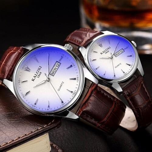 Luxury Watch 2021 Popular Student Fashion Belt Watch Mens Quartz Lovers Watch A Pair of Waterproof Leisure Business Wholesale