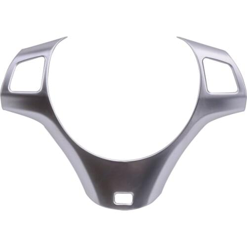 Silver Steering Wheel Trim Cover Fit For BMW 3 Series E90 2005 2006 2007 2008 2009 2010 2011 2012