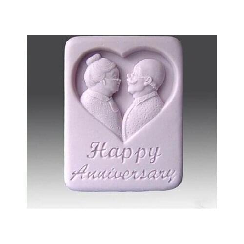Silicone mold Life together handmade soap candle mold Chocolate Fondant cake mould Baking mold DIY tools