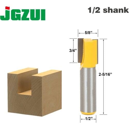 1 pc Straight/Dado Router Bit - 5/8"W x 3/4"H - 1/2" Shank Woodworking cutter Wood Cutting Tool