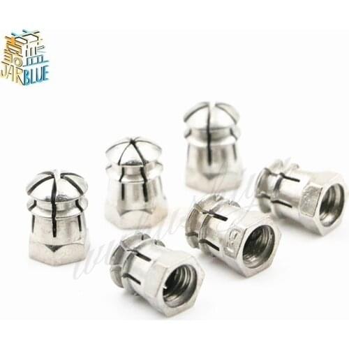 20Pcs Furniture Accessories Furniture Hardware Three One Connector Nut Zinc Alloy Embedded Cap Nut Embedded M6 Expansion