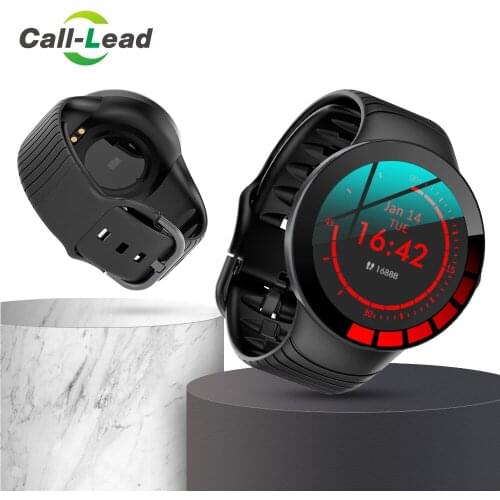 2021 E-3 Smart Watch Men Sports Watch Heart Rate Blood Pressure Blood Health Tracker Smartwatch IP68 Waterproof For Android Ios