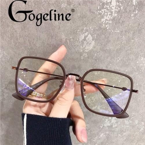 Anti Blue Light Glasses Blocking Filter Green Square Computer Glasses Men Women Super Light Frame Eyeglasses Metal Spectacles