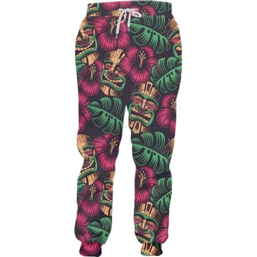 IFPD 3D Pants Leaves Flower Cool Printed Mens Jogging Pants Causual Harajuku Plus Size Sports Trousers Dropshipping Wholesale