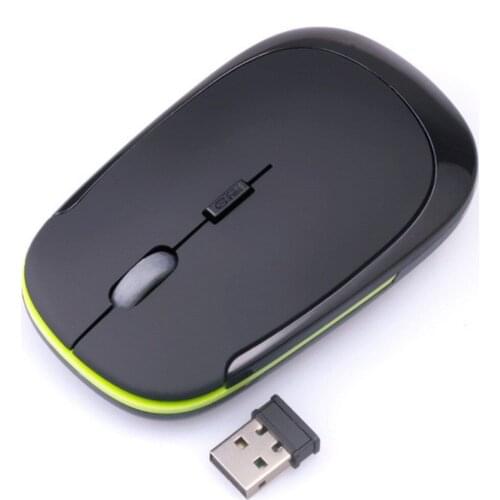 CARPRIE Wireless Mouse Mute Computer Mouse Gamer 2.4ghz USB Receiver Mice Cordless Ultra-thin Gaming Mouse For PC Laptop Games