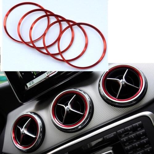 For Mercedes CLA250 w117/GLA X156/220/ AMG/CLA 45 Air conditioning vent decoration ring decoration past