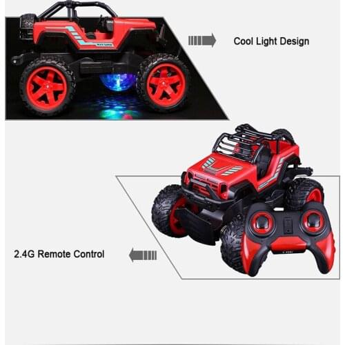 Hugine Remote Control Car 2.4G 4CH Stunt drifting Deformation Off-Road Vehicle Crawler Crawler flipping Off-Road Childrens 2020