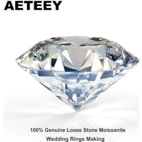 Moissanite 5~8mm D Color Loose Moissanite Stone Round Brilliant Cut Gems VVS1 Ring Bracelet Jewelry JL-13