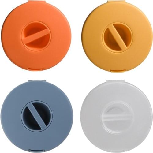 Small Portable Round Rotatable Wire Organizer Data USB Cable Storage Management Tool Mobile Phone Charging Line Winder Box