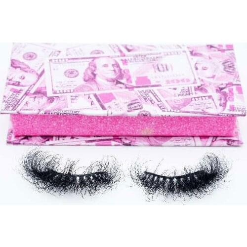 Wholesale Beaver Eyelashes Private Label Long Mink Lashes Extremely Cosmetic Curled False Eyelashes With Lash Packaging
