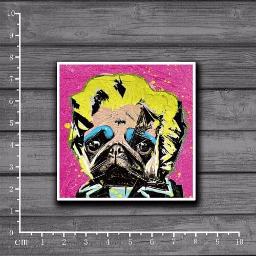Pop Art dog Graffiti Scrapbooking Stationery Sticker Decor Decal For Ablum Diary Laptop Luggage Skateboard Kids Toy[Single]