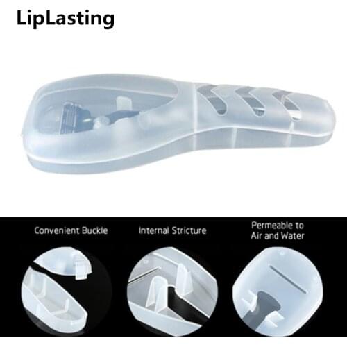 Portable Travel Mens Razor Case Razor Blades Plastic Storage Box Shaving Machine Container Holder Shaver Box For Gillette Razor