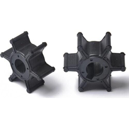 Water Pump Impeller 6L5-44352-00 For Yamaha Outboard Water Pump Impeller Motorcycle Black 6-blade Boat Parts Accessories