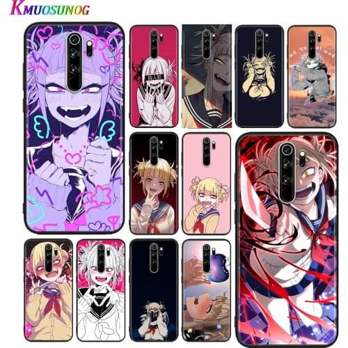 Silicone Cover Anime Himiko Toga Boku For Xiaomi Redmi Note 10 9 9S Max 8T 8 7 6 5 Pro 5A 4X 4 Black Phone Case