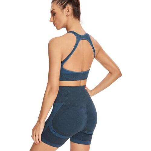 Sports Outfit For Woman Push Up Workout Yoga Set Runing Gym Suit For Fitness Crop Top Female Sportswear Seamless Woman Tracksuit