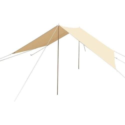 TC Polyester Cotton Canopy Outdoor Camping Canvas Canopy, Sunshade And Rainproof, Camping Shed Easy To Build And Carry