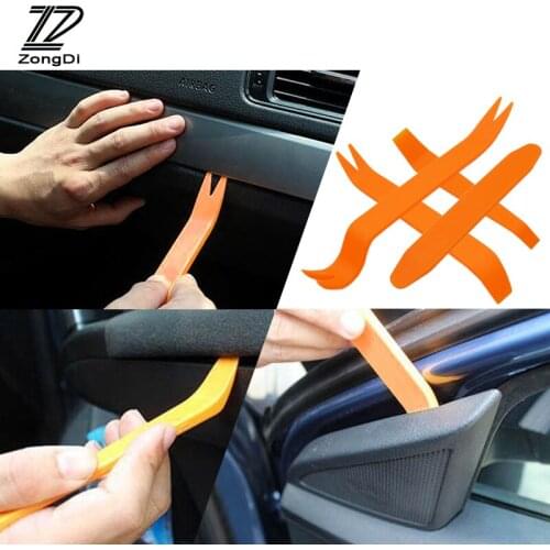 ZD 4Pcs Car Door and Audio Removal Pry For Mercedes benz w203 w204 w211 Citroen c3 c4 c5 Hyundai solaris i30 tucson accessories