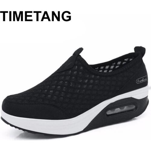 TIMETANG Breathable Sport Shoes For Women 2021 Outdoor Walking Sport Shoes Lightweight Cushioning Sneakers Womens Shoes E369