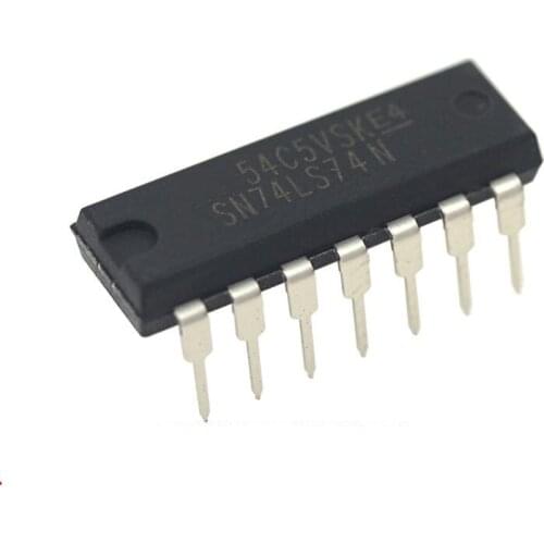 10PCS HD74LS74AP DIP14 HD74LS74 DIP SN74LS74AN DIP-14 74LS74 SN74LS74N HD74LS74P new and original IC