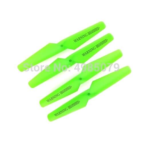 4PCS/Set Propeller Green Color for SYMA X5A-1 Main Blades Propeller CW CCW Blade RC Drone Quadcopter Propeller Spare Part