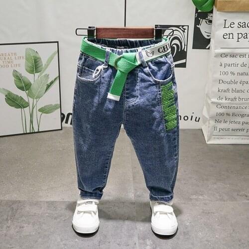 Free shipping 2020 Kids Boys Jeans Clothes Casual Denim pants Clothing Children Baby Boy Popular Cowboy Long Trousers AS50