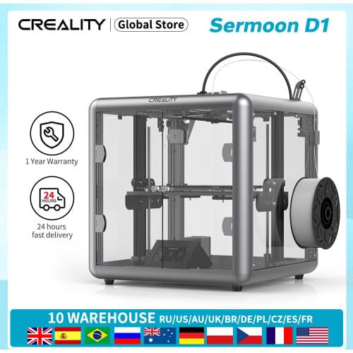CREALITY 3D Sermoon D1 Enclosed 3D Printer Machine Printing With Silent Mainboard 4.3 Inch Color Touch screen
