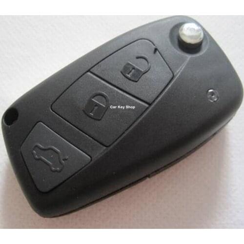 DAKATU For FIAT 3 Buttons Punto Ducato Stilo Panda Bravo Navy Flip Fob Folding Remote Key Shell