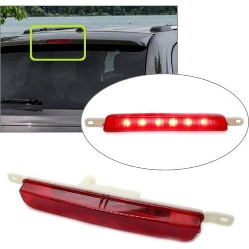 For Chrysler Town Country For Dodge Grand Caravan 2008-2019 Red LED Center High Mount Stop Light 3rd Brake Lamp