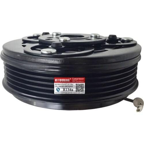 Auto AC Compressor electromagnetic clutch For Car Nissan Qashqai 2.0L Bearing Size 355520 6 grooves Air conditioning Compressor