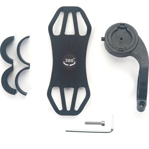 Bike Phone Mount, Upgrade Phone Holder For Bike, Adjustable Bike Cell Phone Holder, Detachable Silicone Phone Holder