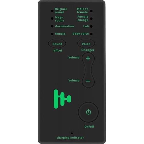 Mini Voice Changer Adapter Voice Changeing Modes Microphone Disguiser Phone Microphone Voice Changer Adapter for PUBG MIC Game