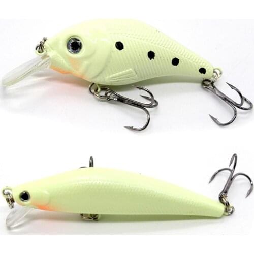 Night Fishing Lures Kit Luminous Artificial Wobblers Hard Baits Tackle Jointed Hard Bait Fishing Tackle Lure with Treble Hook