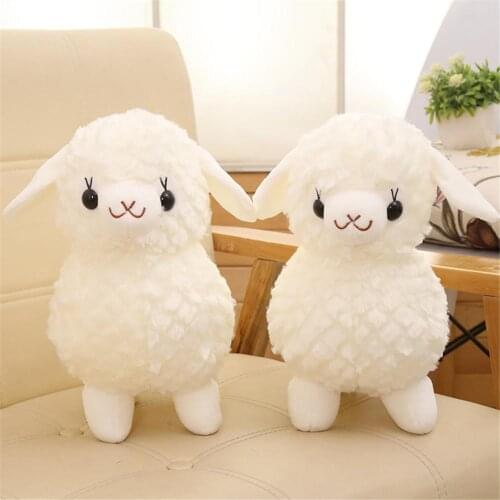 New Innovative Wool Felt Cute Sheep Shape Childrens Room Decoration Ornament Soft Toys Dolls Kawaii Sheep Alpaca Plush Toys