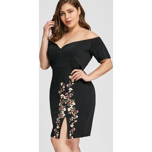 2021 New Womens Spring and Summer One-Shoulder Sexy Split Printed Bag Hip Dress Plus Size Womens Clothes