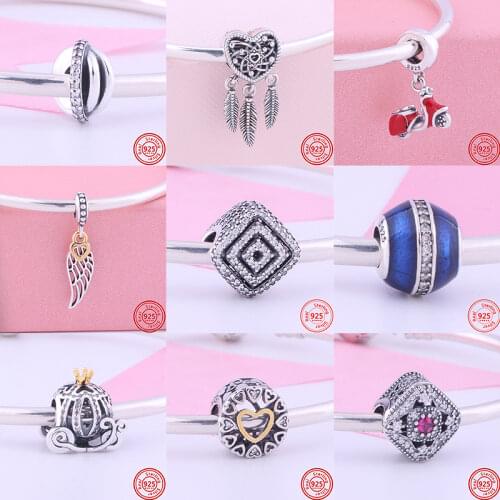 RanQin 2020 New Classic Bead My Beautiful Wife Starfish Elephant Red House Bead Fit Original Pandora Charms Silver 925 Bracelet