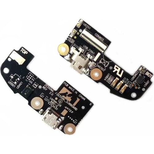 50pcs USB Charging Port Dock Connector Flex Cable For Asus Zenfone 2 5.5 ZE550ML ZE551ML Microphone Board Parts