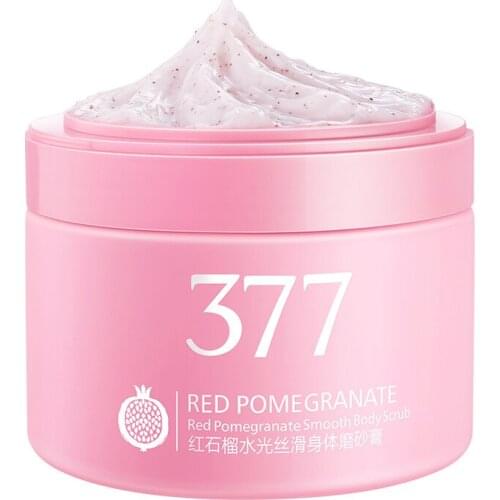 Red Pomegranate Water Light Silky Scrub Body Care Oil Control Deep Cleansing Exfoliating Dead Skin Gentle Hydration