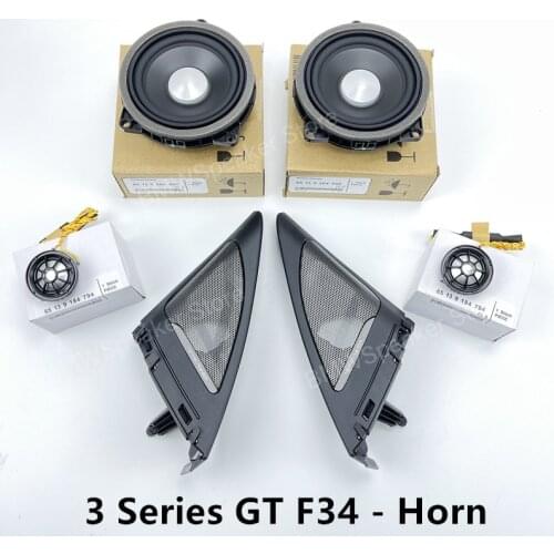 High Quality Tweeter Covers For BMW F34 3GT 3 Series Speakers Audio Trumpet Head Treble Speaker ABS Material Original Model Fit