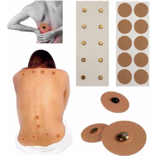 10Pcs(700 / 3000 Gauss Acupressure)Magnet Needle Moxibustion Patch Relieves Pain Promotes Health Acupuncture Point Stickers