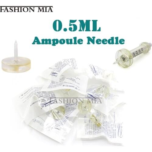 50pcs Non Invasive Ampoule Head syringe needle Disposable Sterile Package No Needle Lip Filler Injection For 0.5ml Hyaluron Pen