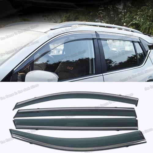 Lsrtw2017 Car Window Rain Shade Trims for Trumpchi Gs3 2017 2018 2019 2020 Gac Rainbrow Accessories Auto Styling