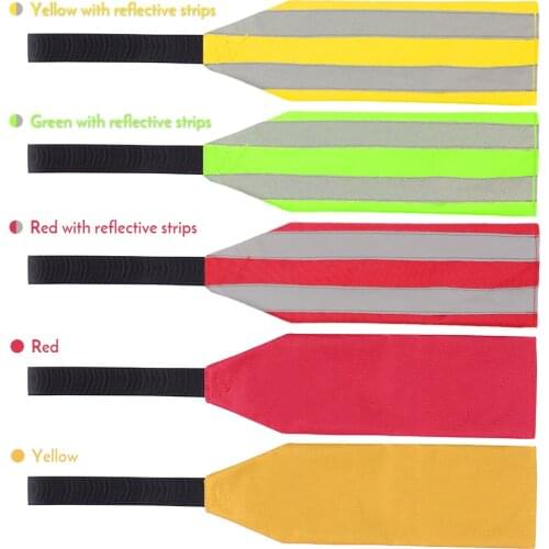 Safety Travel Flag for Kayak Canoes SUP Towing Warning Flag with Reflective Strip Kayak Fishing Boat Accessories