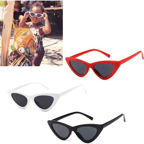 Cat Eye Kids Sunglasses Fashion Brand Child Sun Glasses Anti-uv Baby Sun-shading Girl Boy Sunglass