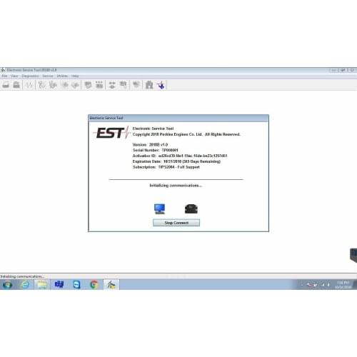 P-erkins Electronic Service Tool EST 2019A+ ONE PC activation